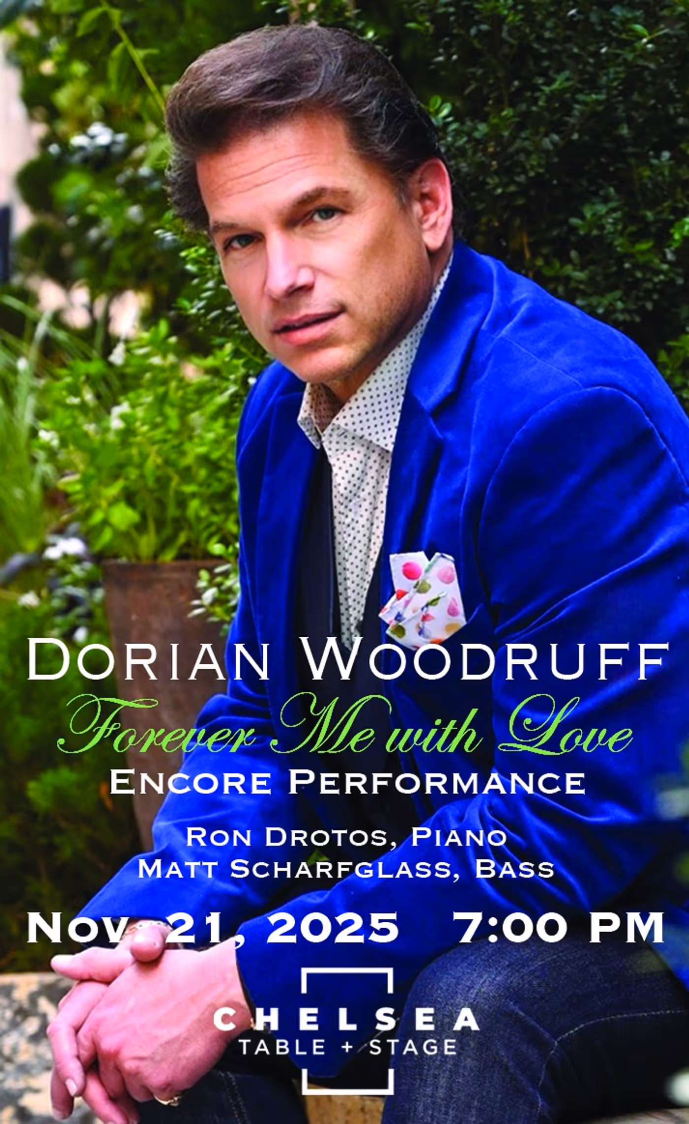 Interview: Dorian Woodruff of FOREVER ME WITH LOVE at Chelsea Table + Stage Interview: Dorian Woodruff of FOREVER ME WITH LOVE at Chelsea Table + Stage Image