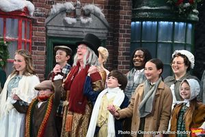 James Judy and the cast of A Christmas Carol Photo