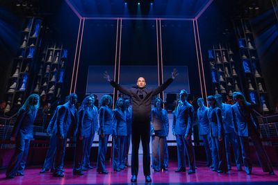 Nicholas Christopher and the cast of CHESS Photo