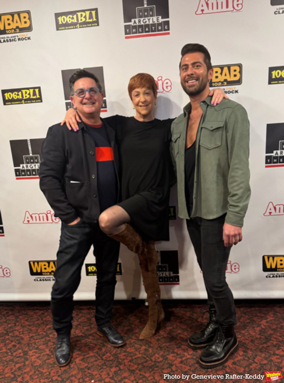 Evan Pappas (Artistic Director), Debbie Roshe and Jonathan Brenner at 