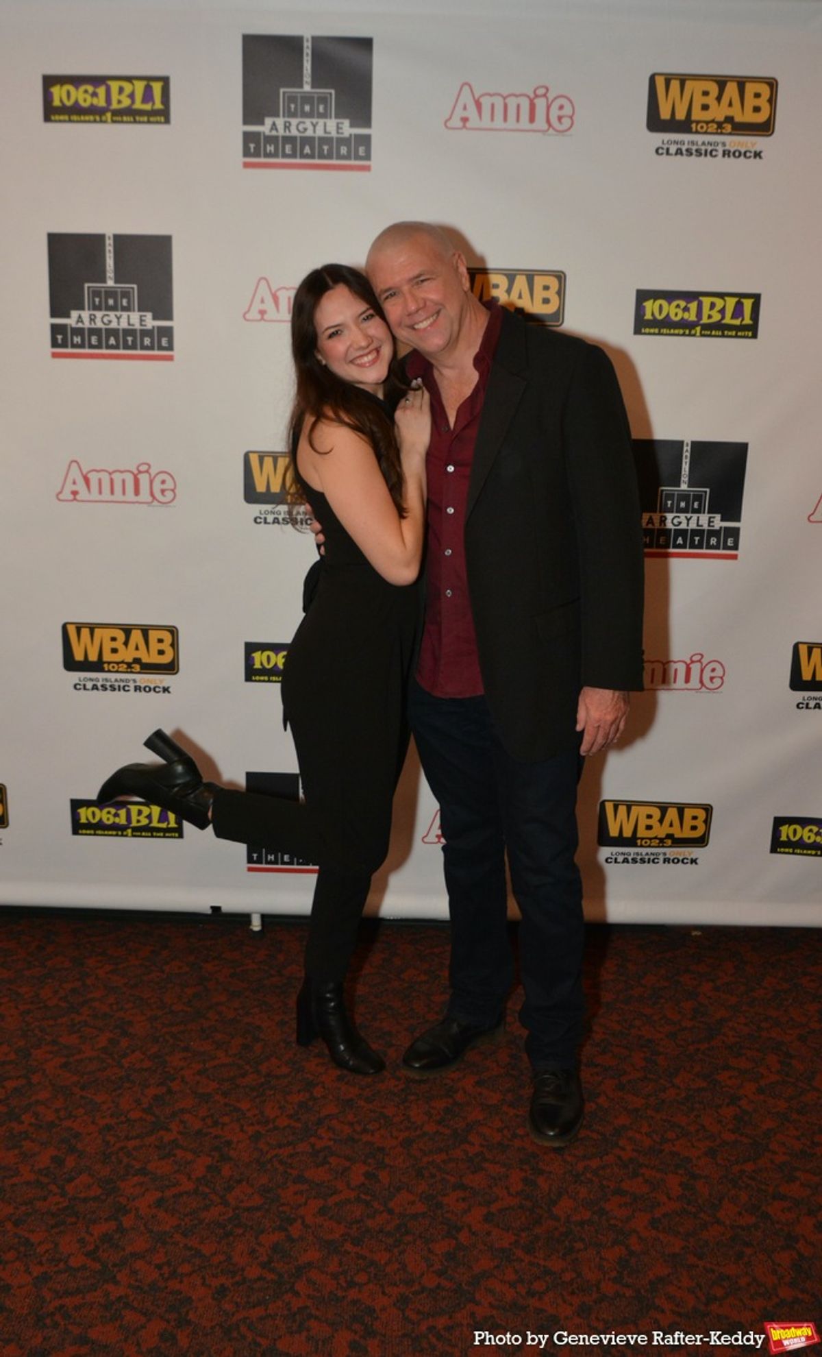 Karina Gallagher and Robert Gallagher at 