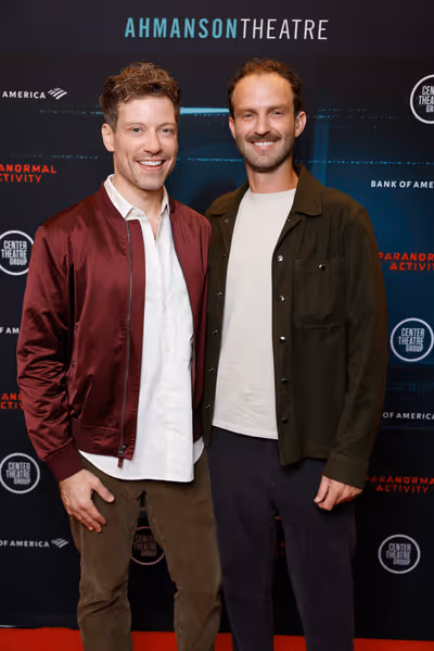 Barrett Foa and guest  Photo