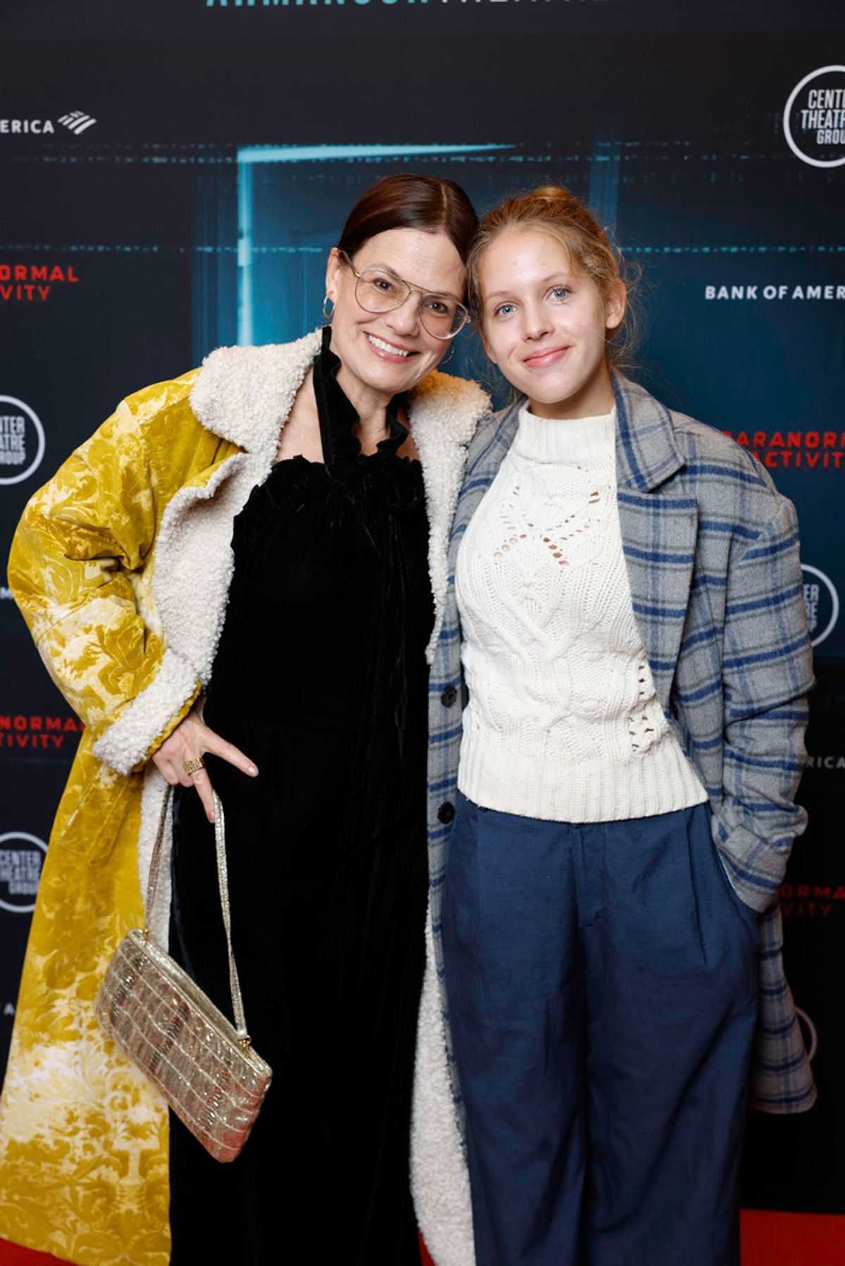 Suzanne Cryer and her daughter Daisy Luke  at 