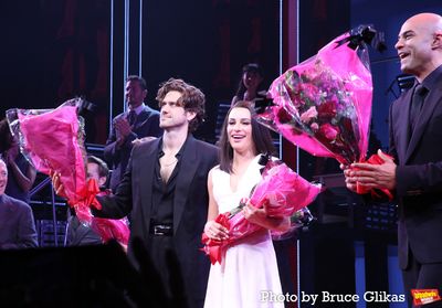 Aaron Tveit, Lea Michele and Nicholas Christopher Photo