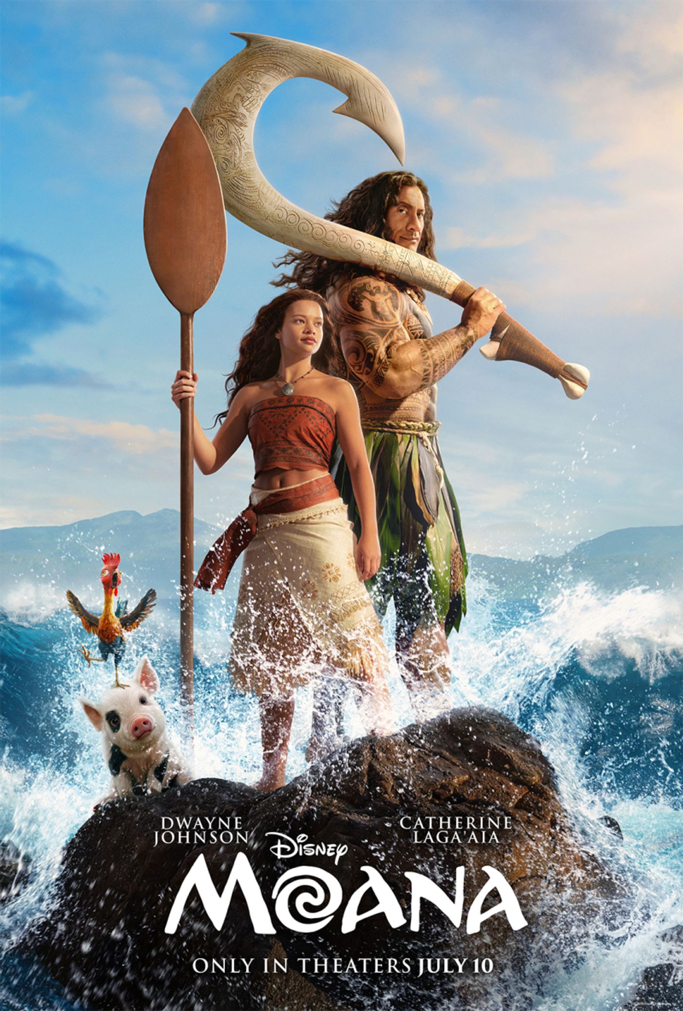 Video: See Catherine Lagaʻaia, Dwayne Johnson in the New Trailer for Disney's Live-Action MOANA  Image