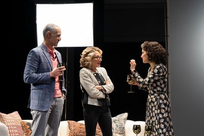 Nael Nacer, Andrea Martin, Susan Pourfar  Photo