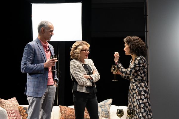 Nael Nacer, Andrea Martin, Susan Pourfar  Photo