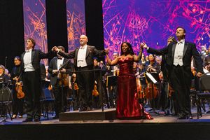 Ian Rucker, Enrique Mazzola, Jasmine Habersham, David Portillo @ BroadwayWorld Ian Rucker, Enrique Mazzola, Jasmine Habersham, David Portillo Photo