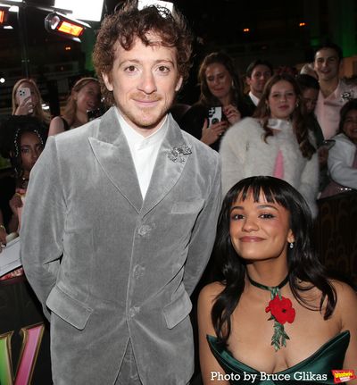 Ethan Slater and Marissa Bode  Photo