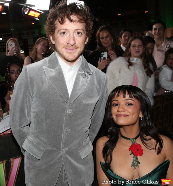 Ethan Slater and Marissa Bode  Photo