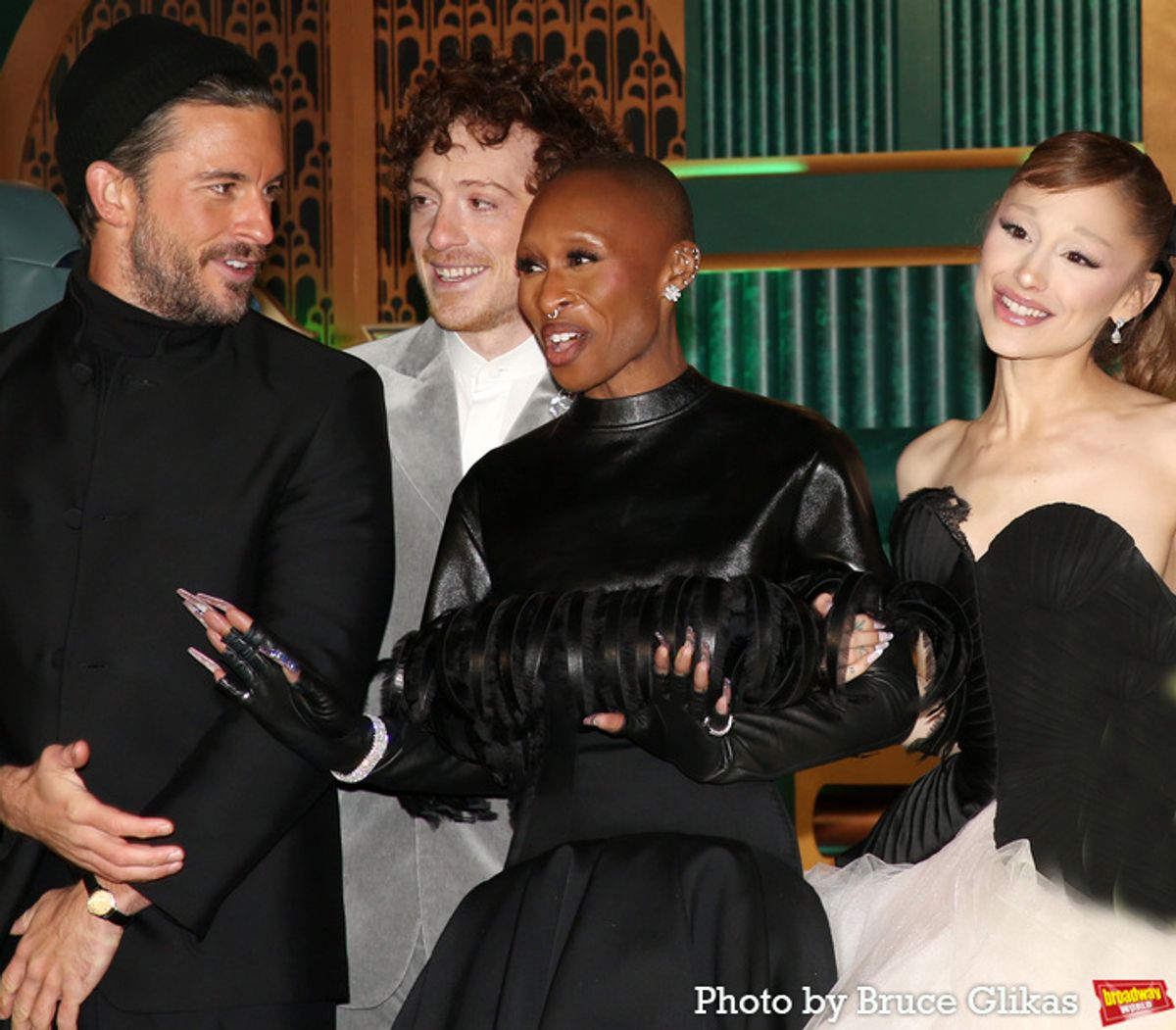 Jonathan Bailey, Ethan Slater, Cynthia Erivo and Ariana Grande  at 