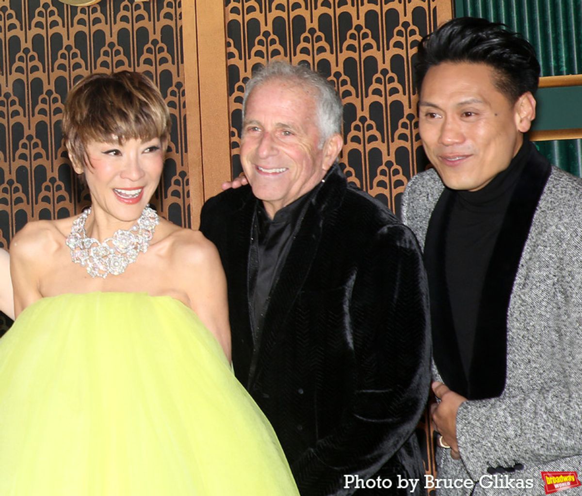 Michelle Yeoh, Marc Platt and Jon M. Chu  at 