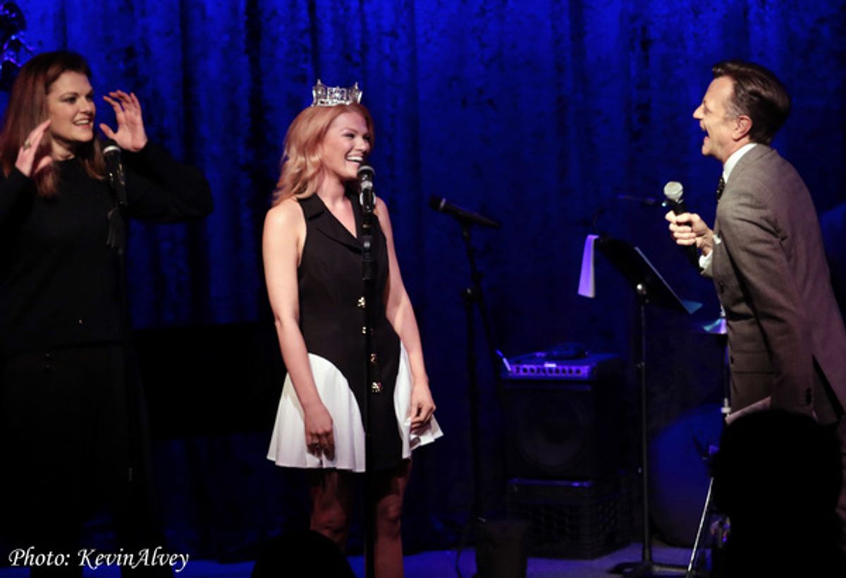 Kate Shindle, Cassie Donegan, Jim Caruso at 