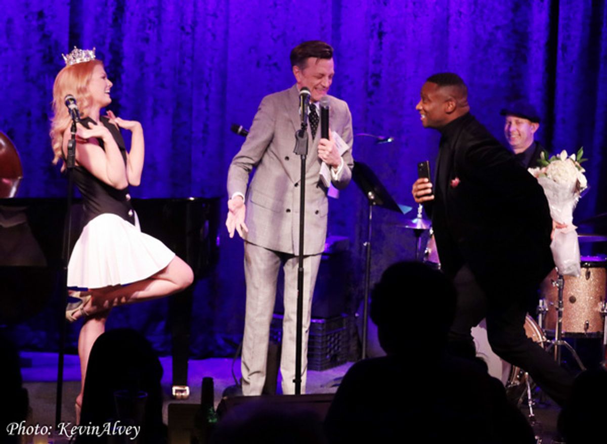 Cassie Donegan, Jim Caruso, Jelani Remy at 