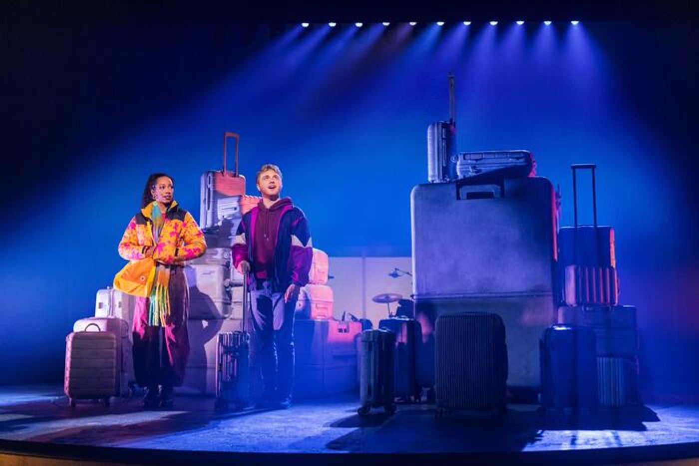 Photos: Christiani Pitts and Sam Tutty in TWO STRANGERS (CARRY A CAKE ACROSS NEW YORK)  Image