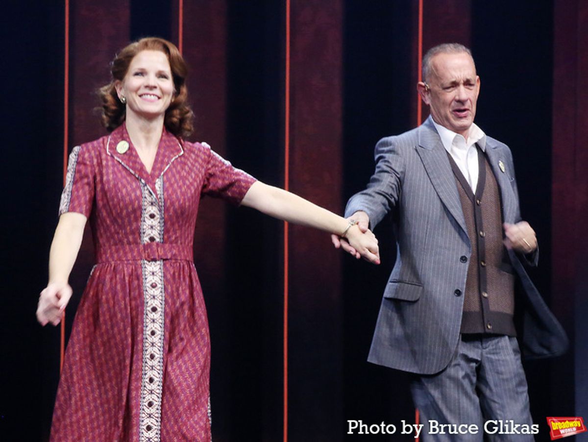 Kelli O'Hara and Tom Hanks  at 
