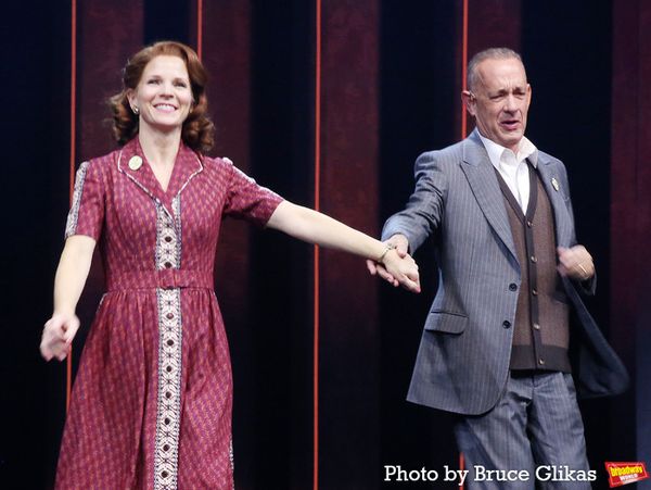Kelli O'Hara and Tom Hanks  Photo