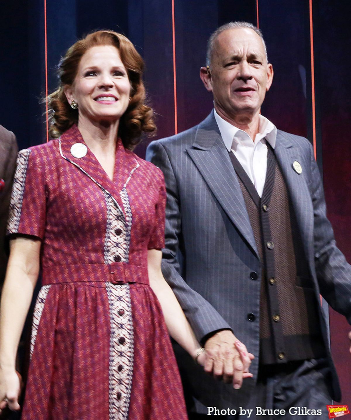 Kelli O'Hara and Tom Hanks  at 