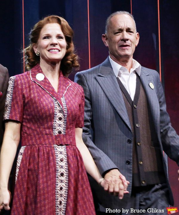 Kelli O'Hara and Tom Hanks  Photo
