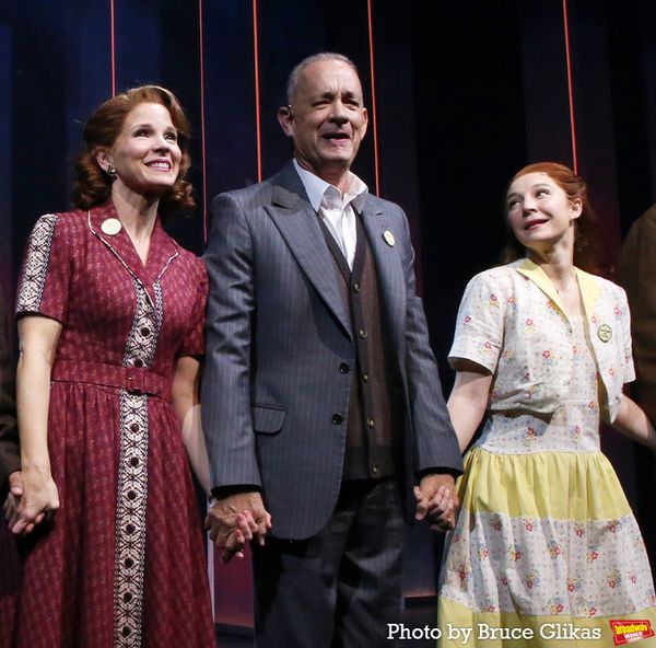 Kelli O'Hara, Tom Hanks and Kayli Carter Photo