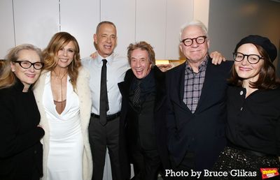 Meryl Streep, Rita Wilson, Tom Hanks, Martin Short, Steve Martin and Anne Stringfield Photo