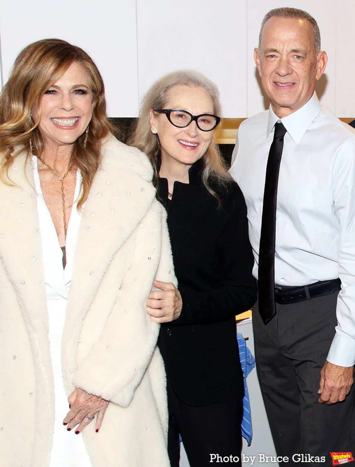 Rita Wilson. Meryl Streep and Tom Hanks at 