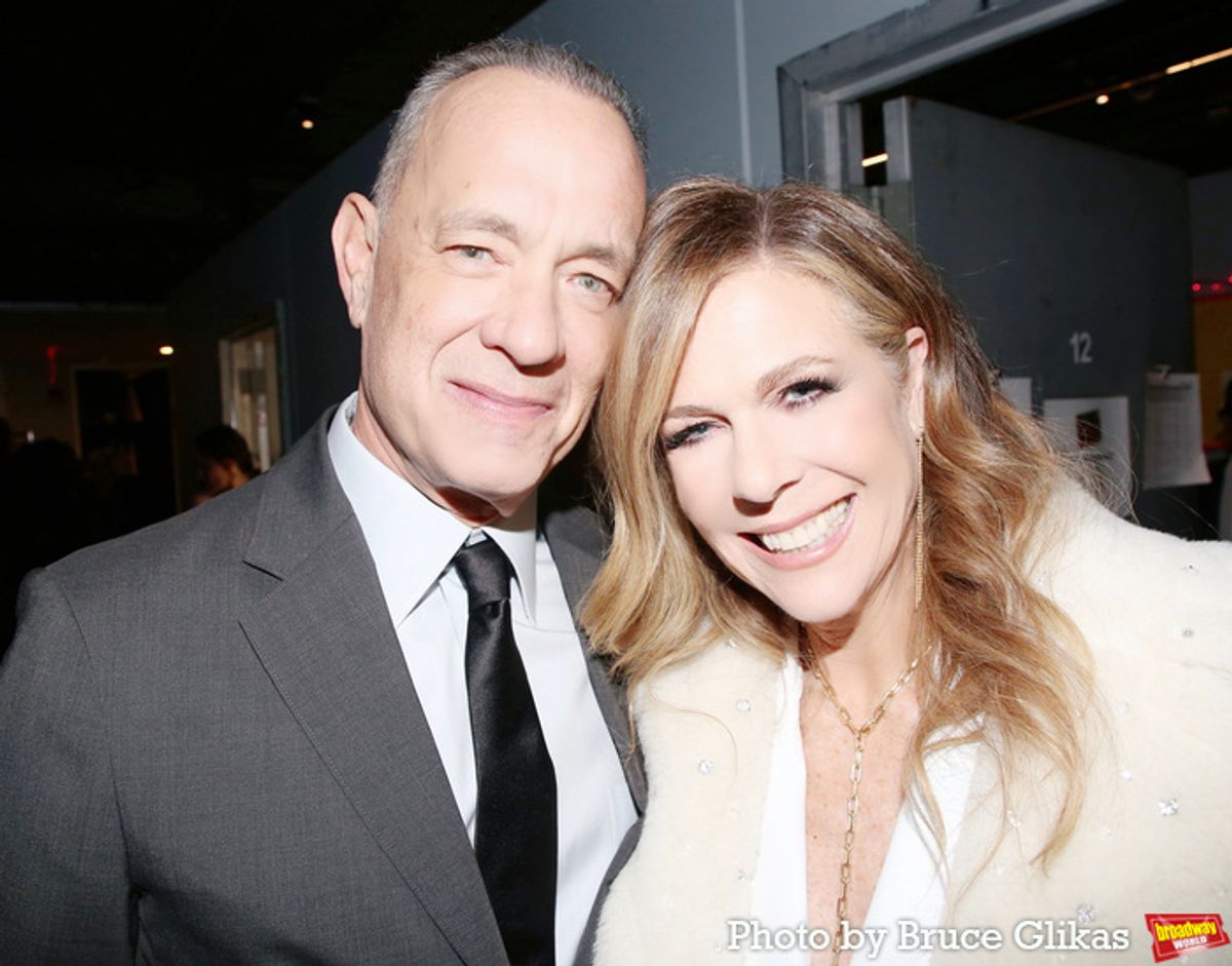 Tom Hanks and Rita Wilson at 