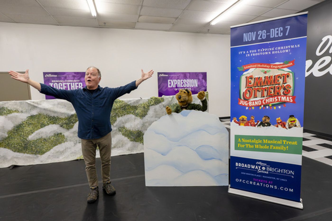Photos: JIM HENSON’S EMMET OTTER’S JUG-BAND CHRISTMAS?In Rehearsal at?OFC Creations Theatre Center  Image