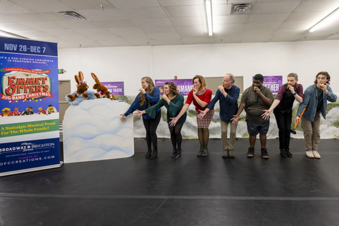 Photos: JIM HENSON’S EMMET OTTER’S JUG-BAND CHRISTMAS?In Rehearsal at?OFC Creations Theatre Center  Image