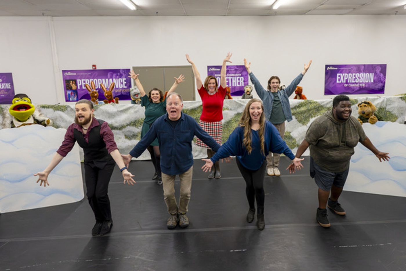 Photos: JIM HENSON’S EMMET OTTER’S JUG-BAND CHRISTMAS?In Rehearsal at?OFC Creations Theatre Center  Image