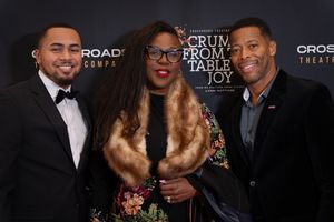 Emerging writer/dramatist Nick Brooks, George Street Artistic Producer Laiona Michelle and actor Sam Smith @ BroadwayWorld Emerging writer/dramatist Nick Brooks, George Street Artistic Producer Laiona Miche Photo