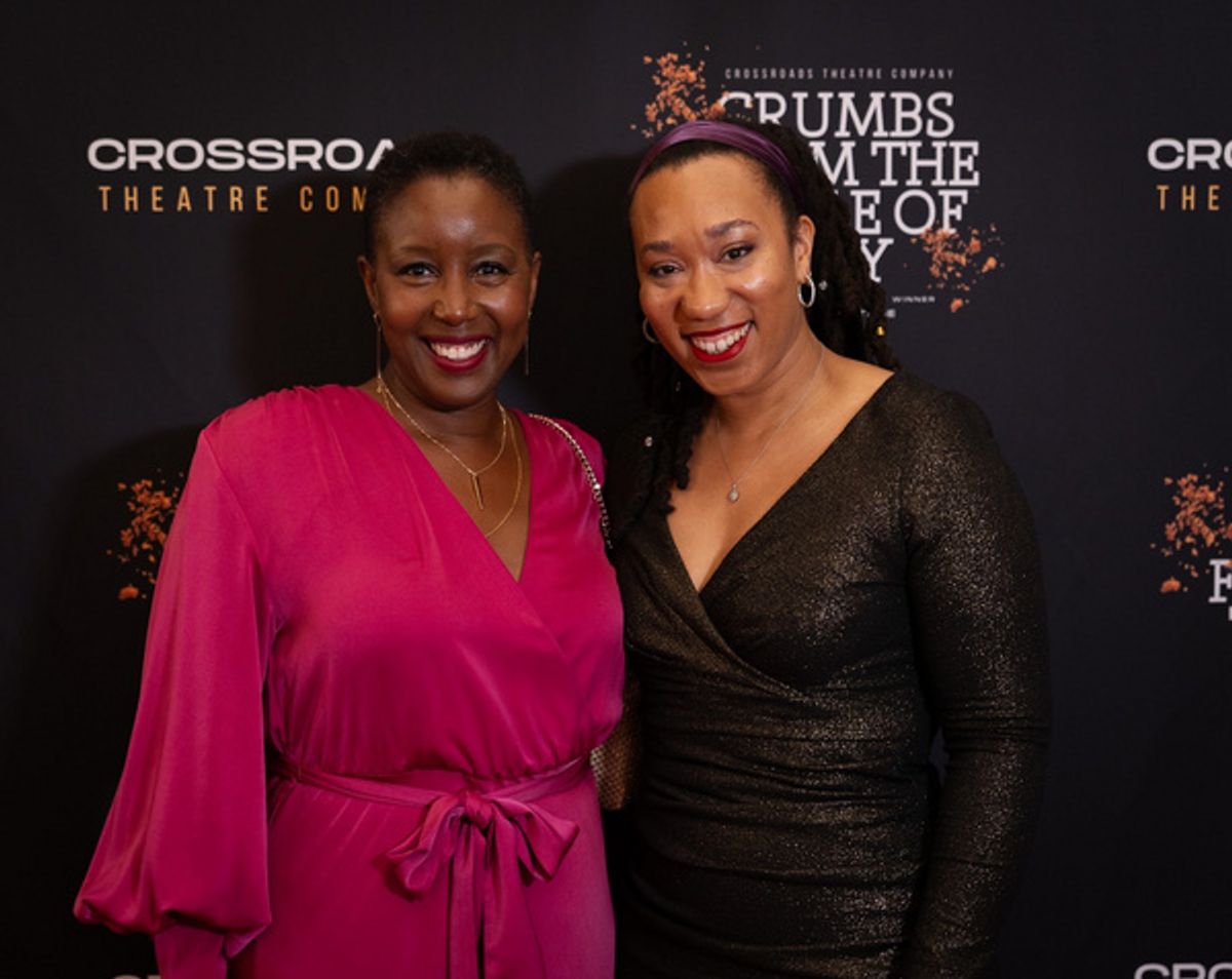 Crumbs director, Nataki Garrett with guest at 