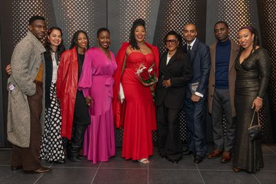 L to R: Marchant Davis, Kerry Warren, D. Woods, Nataki Garrett, Cloteal L. Horne, Ezr Photo