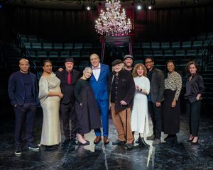 Steppenwolf ensemble members Glenn Davis, Ora Jones, Yasen Peyankov, Anna D. Shapiro, Photo