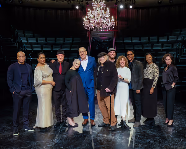 Steppenwolf ensemble members Glenn Davis, Ora Jones, Yasen Peyankov, Anna D. Shapiro, Photo