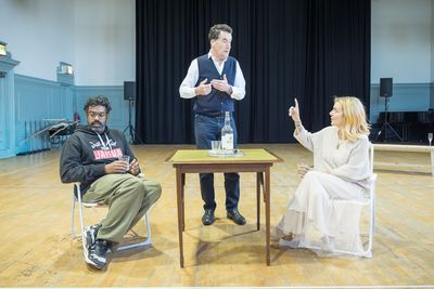 Romesh Ranganathan, Tim McMullan and Sheridan Smith Photo