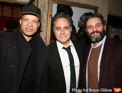 Glenn Davis, Rajiv Joseph and Arian Moayed Photo