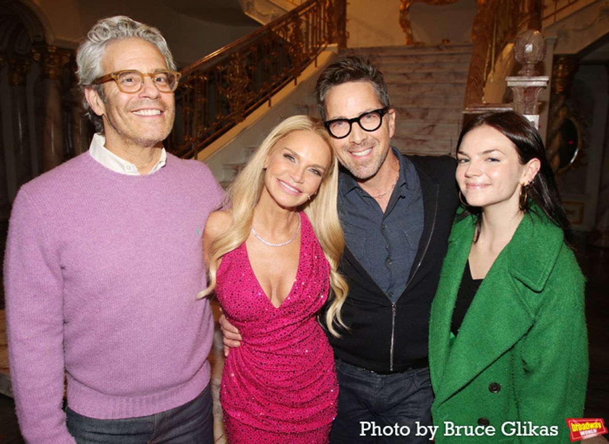 Andy Cohen, Kristin Chenoweth, Dan Bucatinsky and Ella Stiller  at 