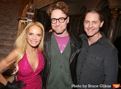 Kristin Chenoweth, Matt Gould and Michael McCorry Rose Photo