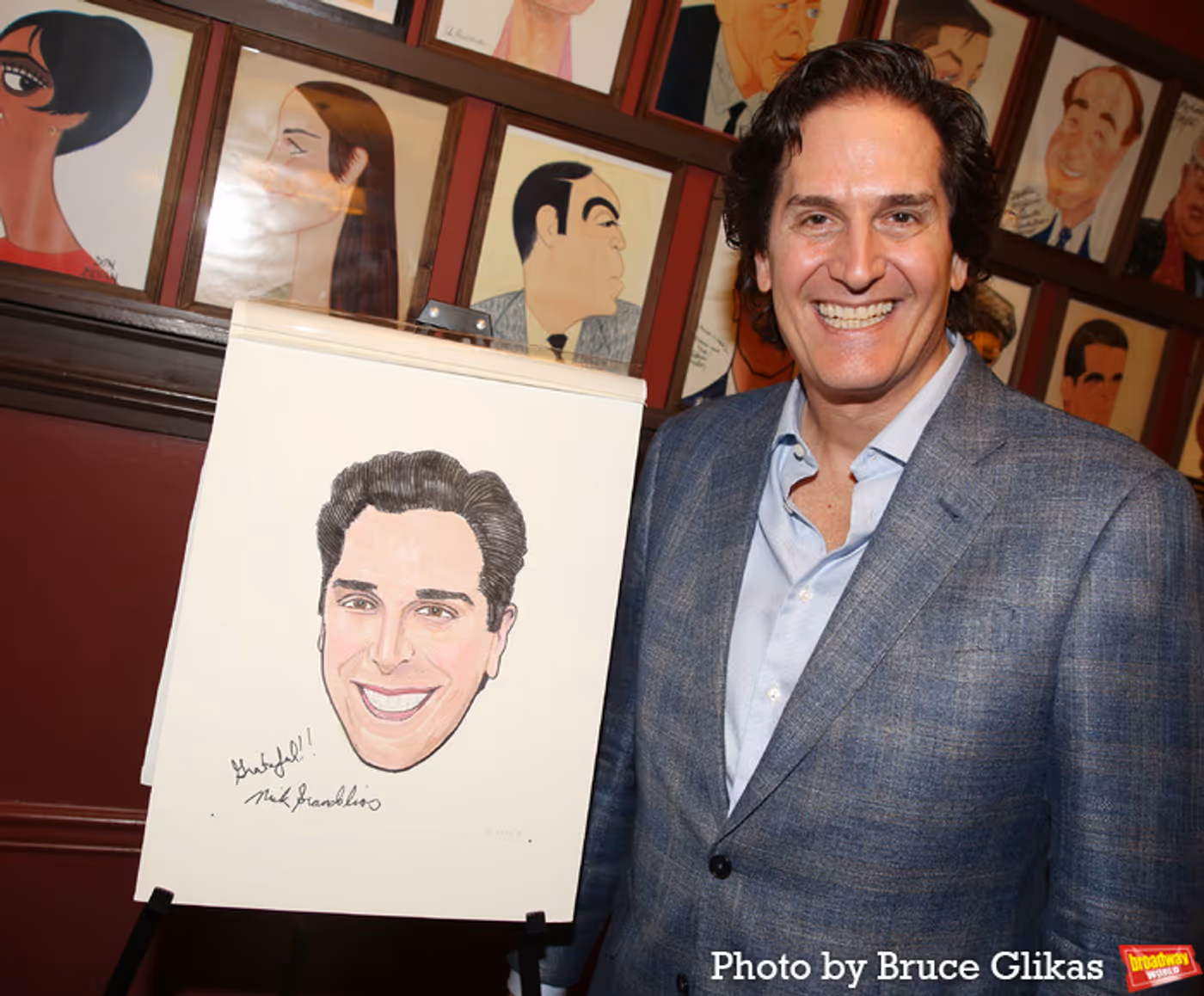 Photos: Nederlander Executive Vice President Nick Scandalios Receive's Portrait at Sardi's  Image