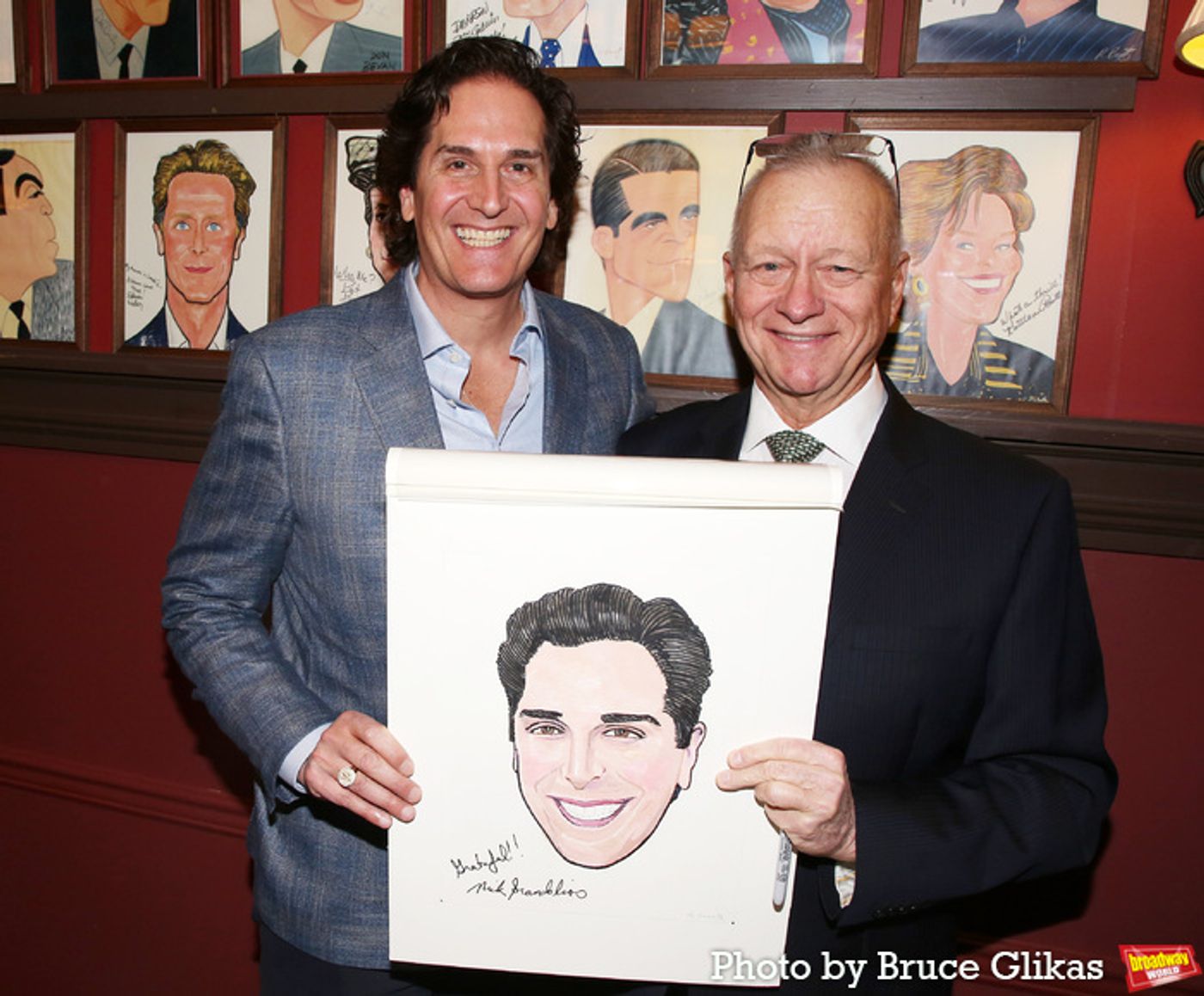 Photos: Nederlander Executive Vice President Nick Scandalios Receive's Portrait at Sardi's  Image