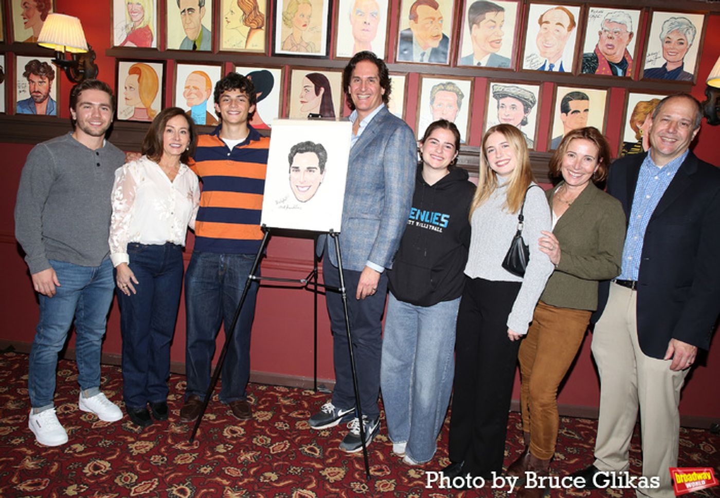 Photos: Nederlander Executive Vice President Nick Scandalios Receive's Portrait at Sardi's  Image