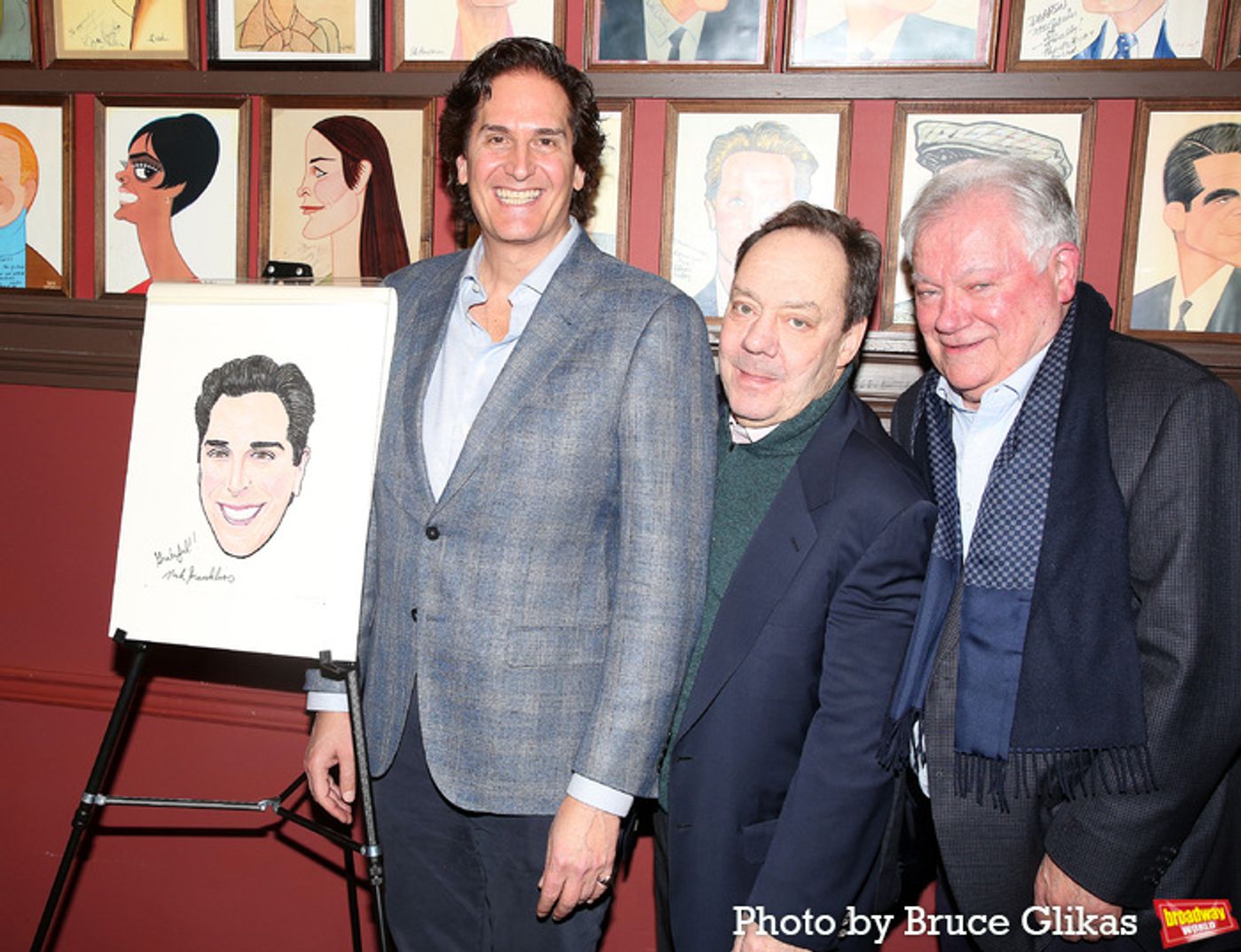 Photos: Nederlander Executive Vice President Nick Scandalios Receive's Portrait at Sardi's  Image