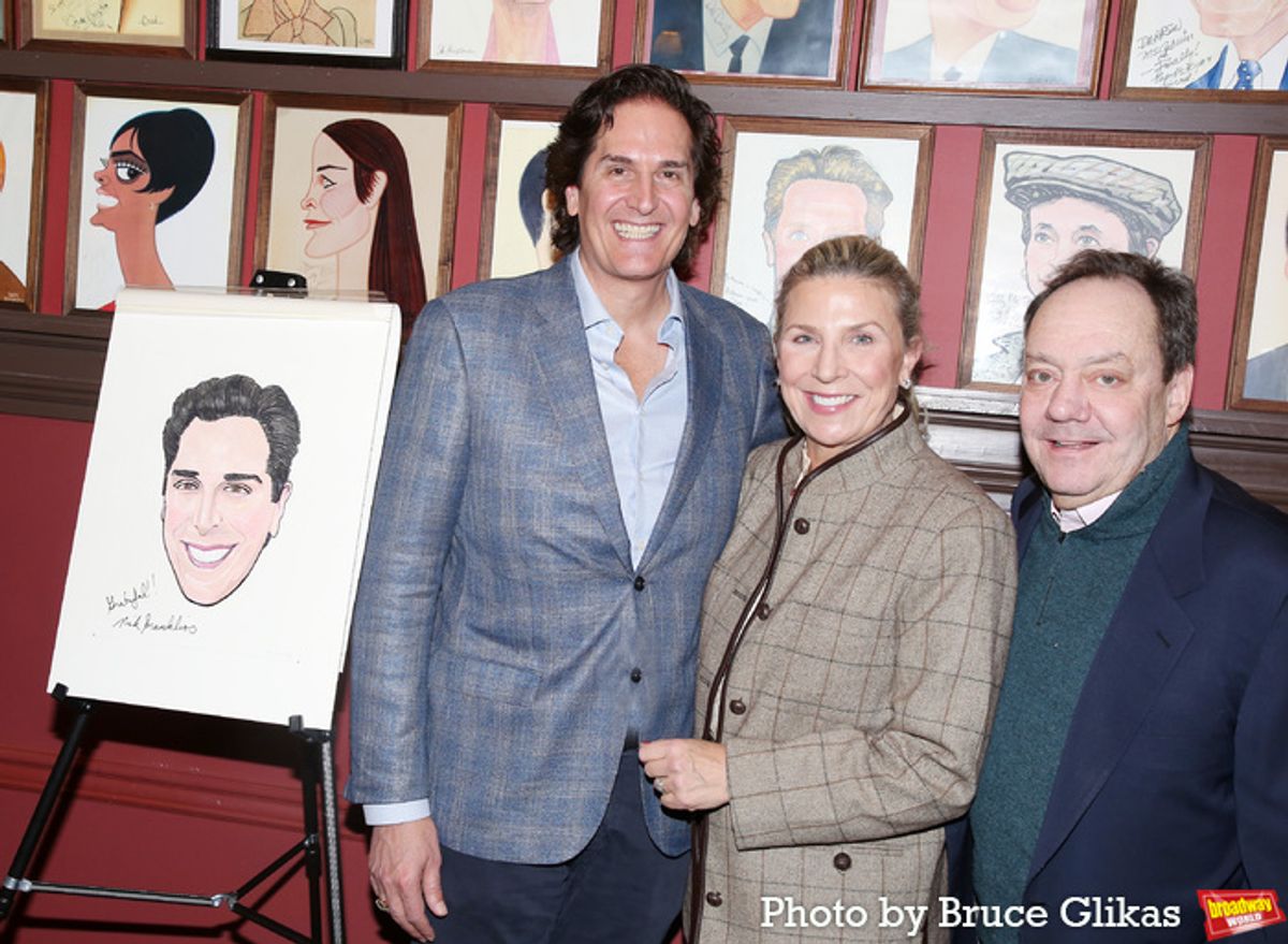 Nick Scandalios, Margo McNabb Nederlander and James L. Nederlander at 