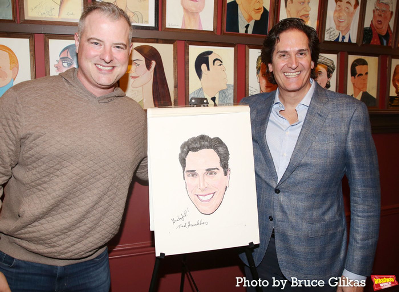 Photos: Nederlander Executive Vice President Nick Scandalios Receive's Portrait at Sardi's  Image