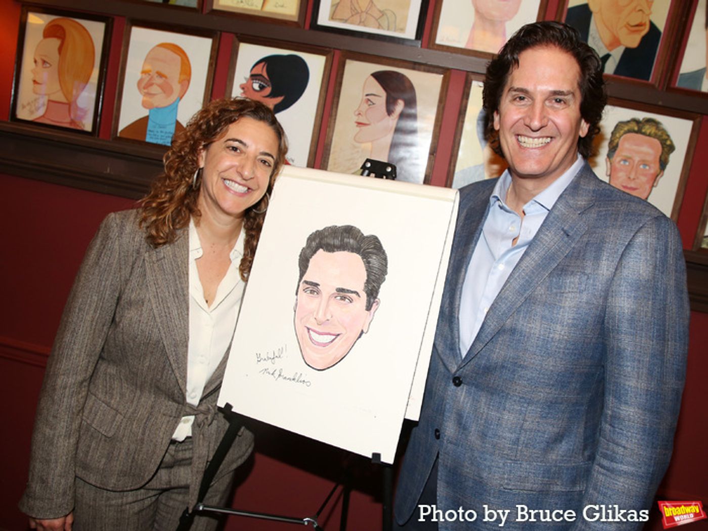 Photos: Nederlander Executive Vice President Nick Scandalios Receive's Portrait at Sardi's  Image