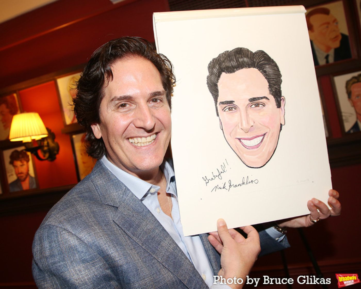 Photos: Nederlander Executive Vice President Nick Scandalios Receive's Portrait at Sardi's  Image
