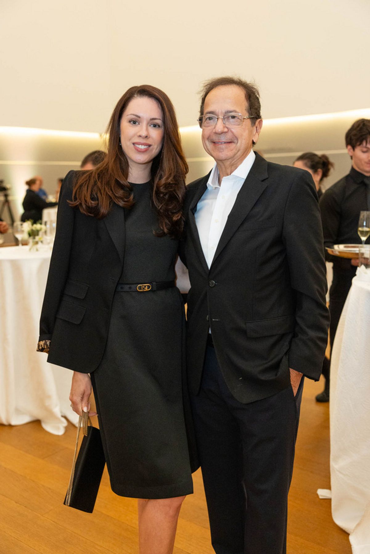 Alina De Almeida and John Paulson at 