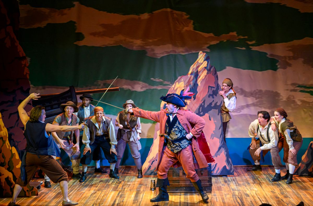 Brandon Walters (as Frederic), Trevor Martin (as the Pirate King), Sam Pottinger (as a pirate), Hasani Allen (as a pirate), Wesley Hodges (as Samuel), Christopher Patrick Mullen (as a pirate), Liam Gerard (as a pirate), Sadie Koopman at 