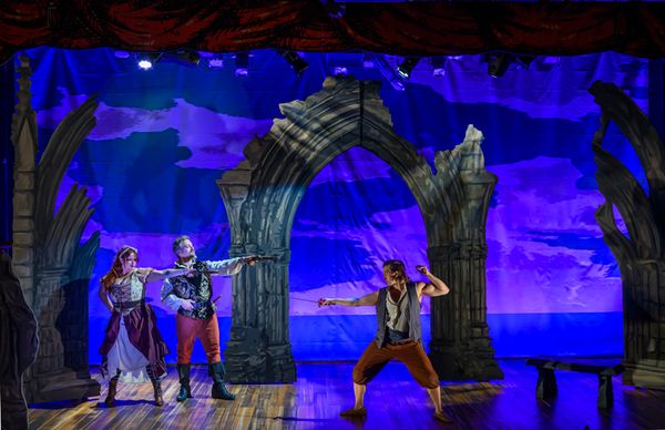 Christina Stroup (as Ruth), Trevor Martin (as The Pirate King), Brandon Walters Photo